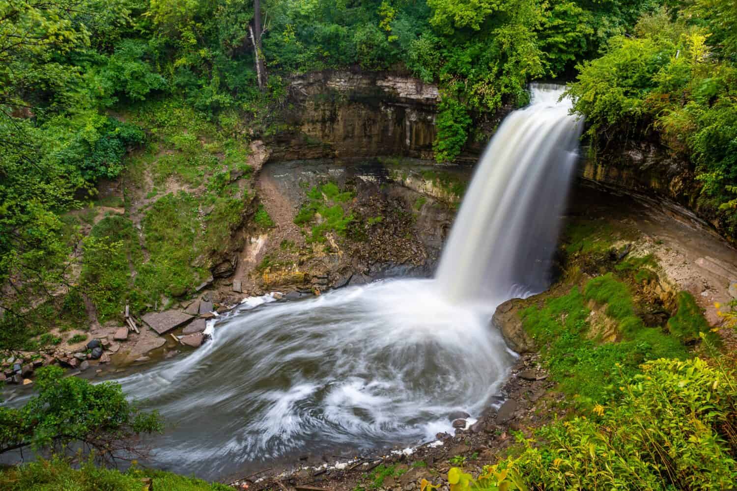 Cascate Minnehaha a Minneapolis, Minnesota