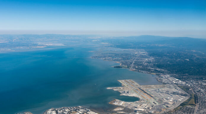 L'aeroporto internazionale di San Francisco è l'aeroporto più panoramico della California.