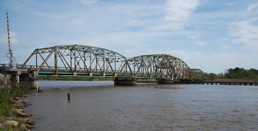 Il fiume Pearl tra la Louisiana e il Mississippi scorre attraverso il Bogue Chitto National Wildlife Refuge, una vasta zona umida.