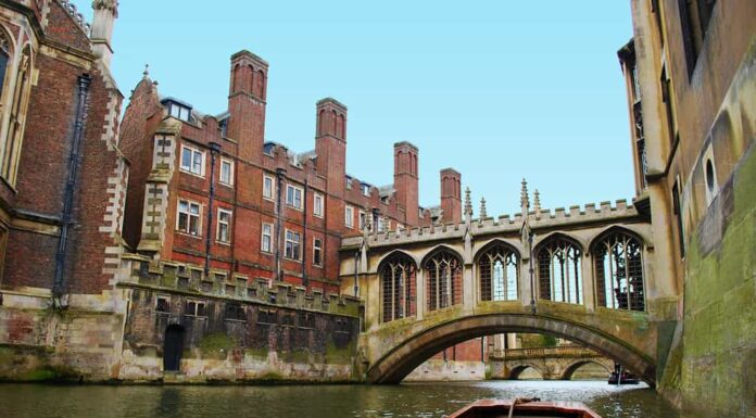 Il Ponte dei Sospiri al Saint John's College di Cambridge.
