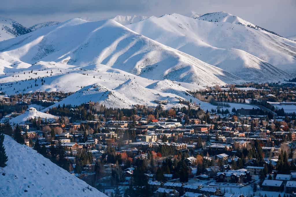 Sun Valley, Idaho in inverno