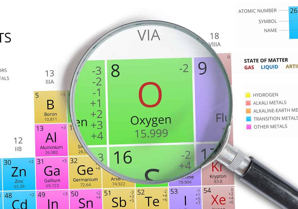 L’ossigeno è l’elemento più abbondante sulla Terra.