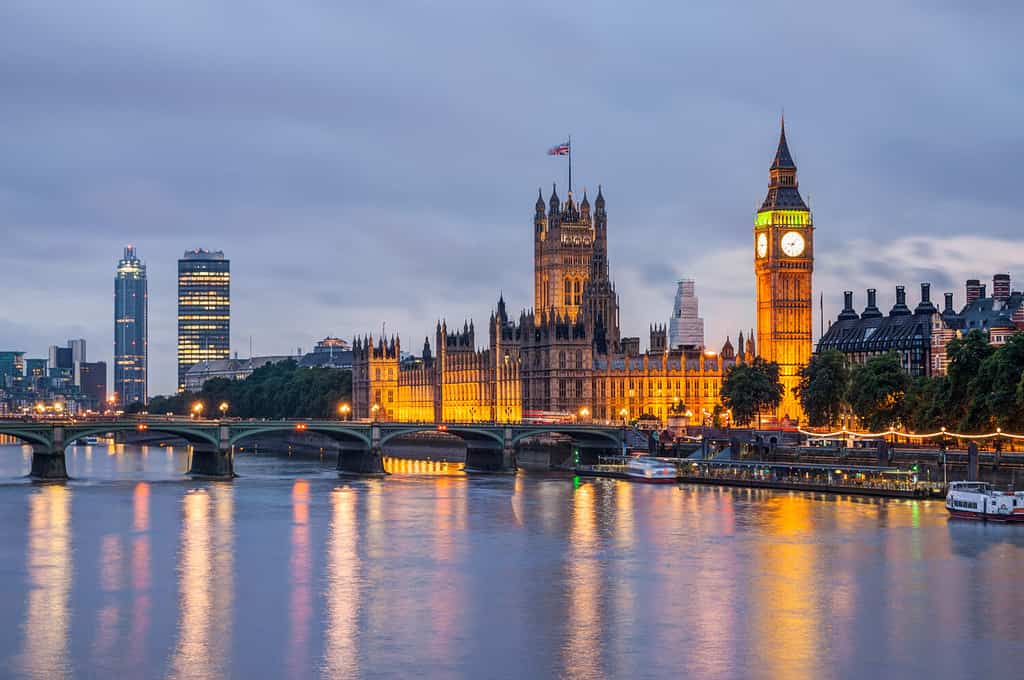 Londra, Inghilterra, è una delle città più grandi d’Europa.