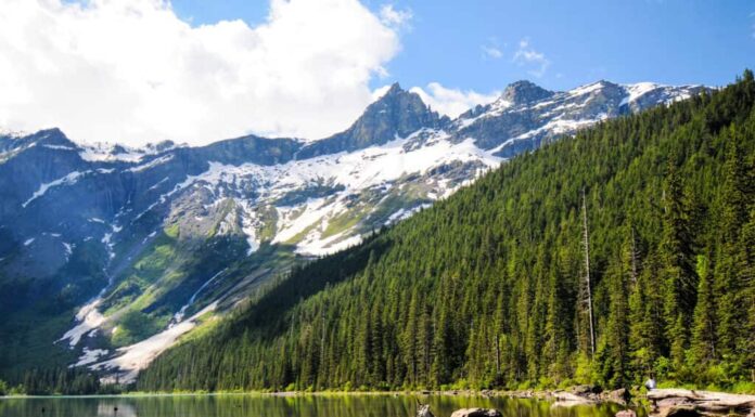 Lago delle valanghe, Montana