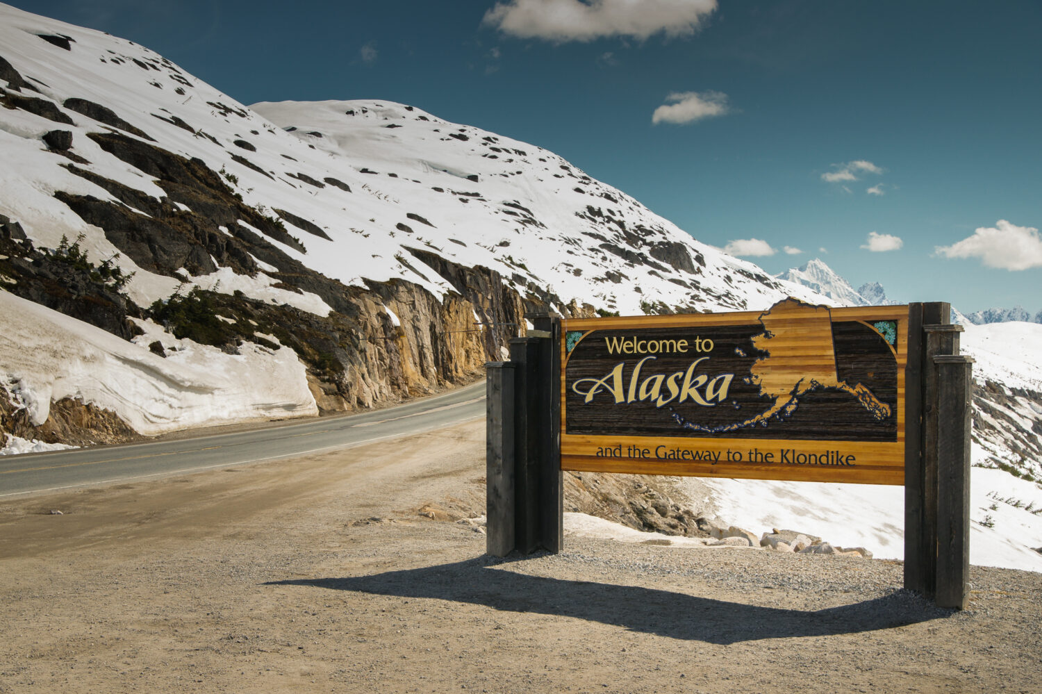 Benvenuti al segno dell'Alaska