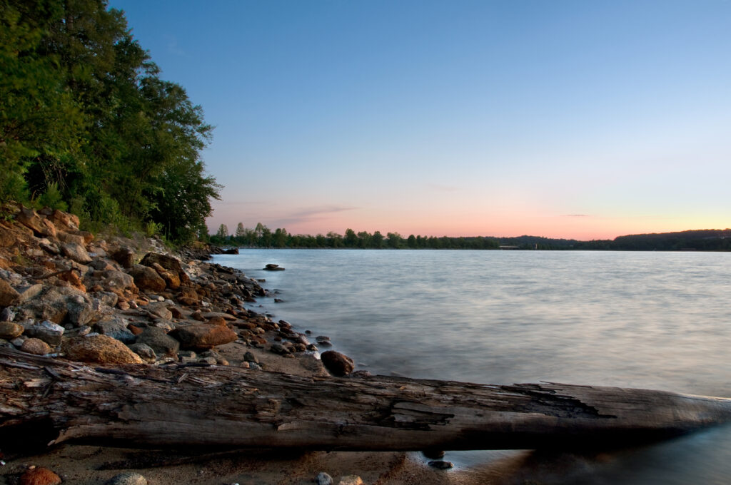 Lago Hartwell, Clemson, Carolina del Sud.