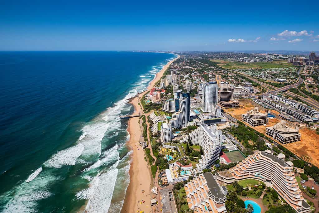 Umhlanga spacca Durban in Sud Africa