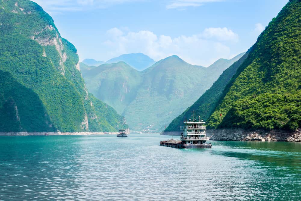 Crociera fluviale in Cina - navi sul fiume Yangtze
