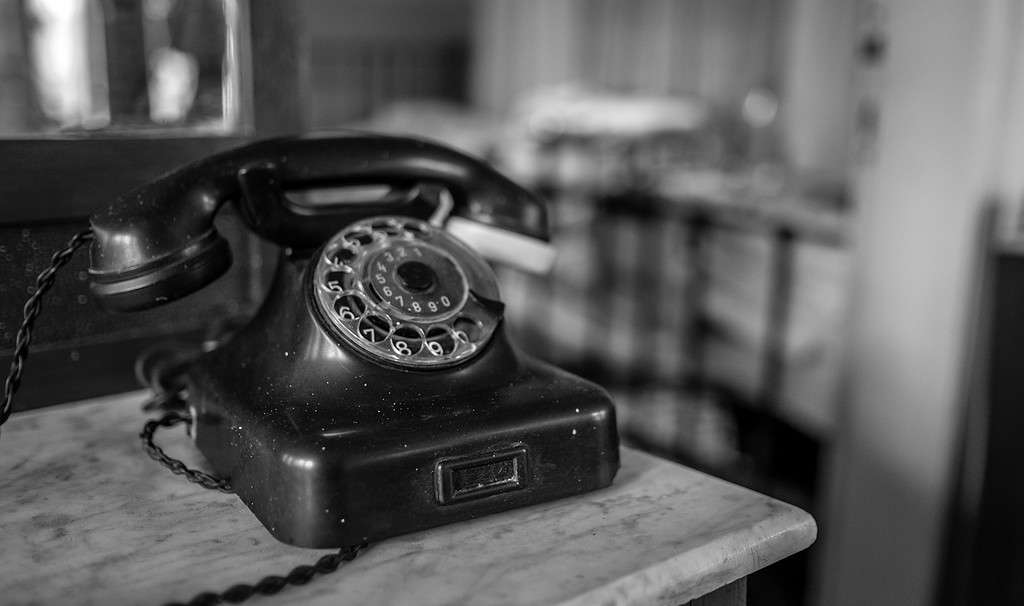 Vecchio telefono di casa