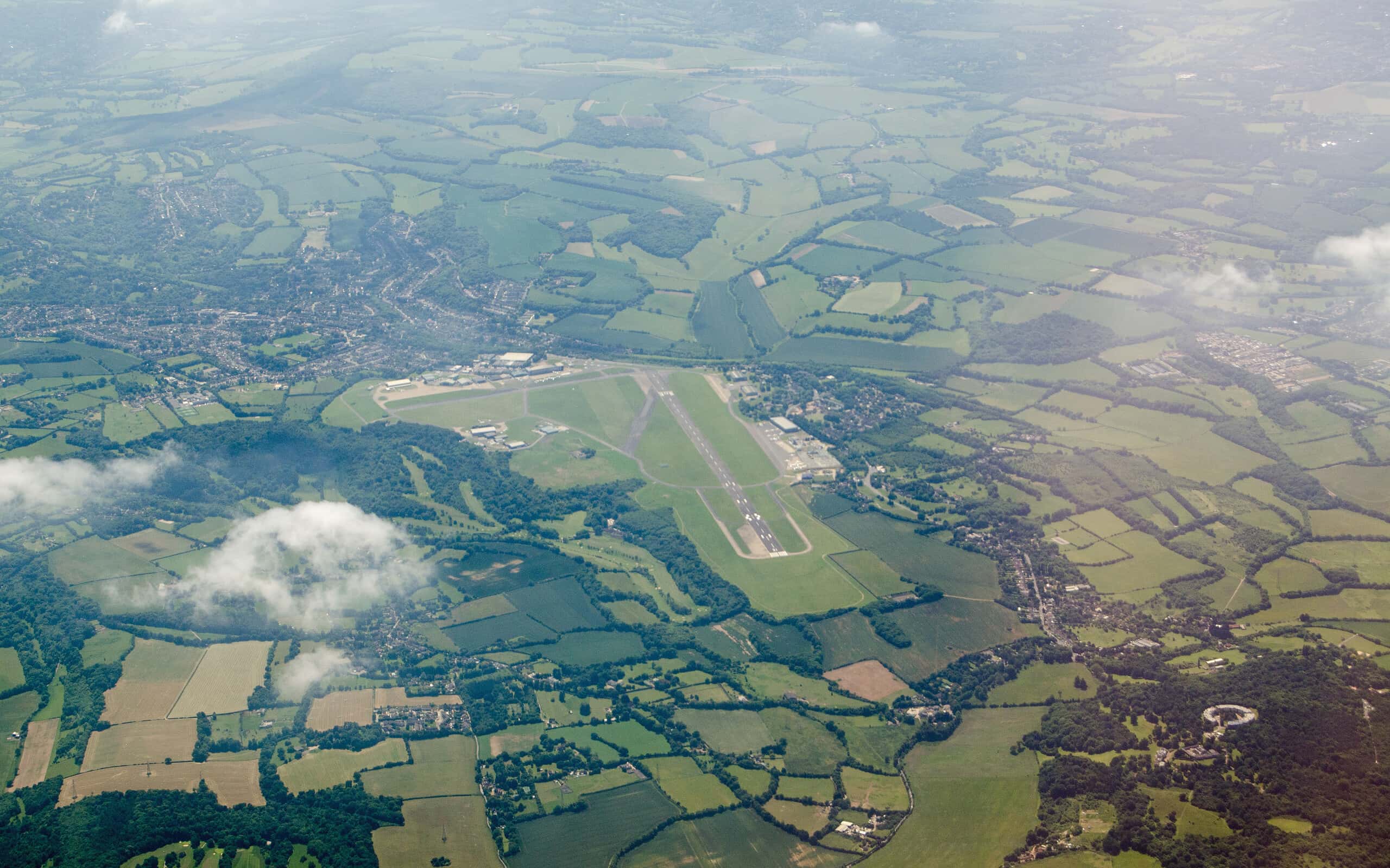 Aeroporto di Biggin Hill, vista aerea