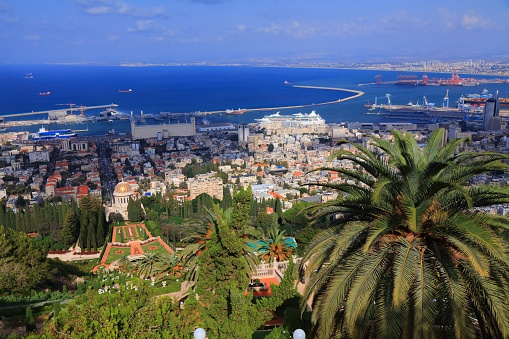 Città di Haifa, Israele - Giardini Baha'i