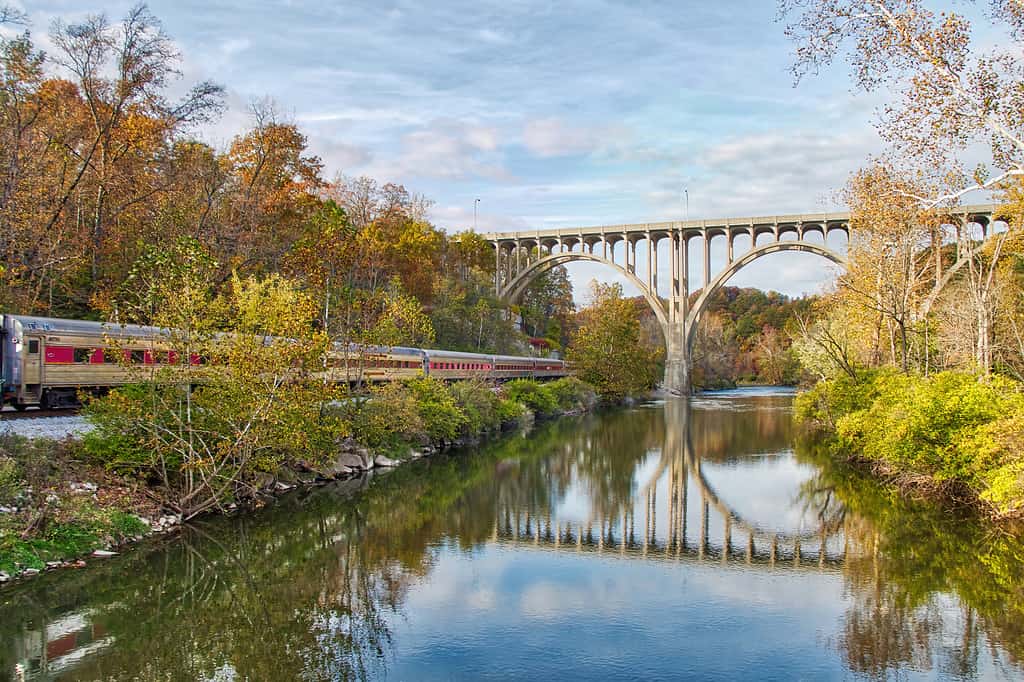 Ferrovia panoramica lungo la valle di Cuyahoga