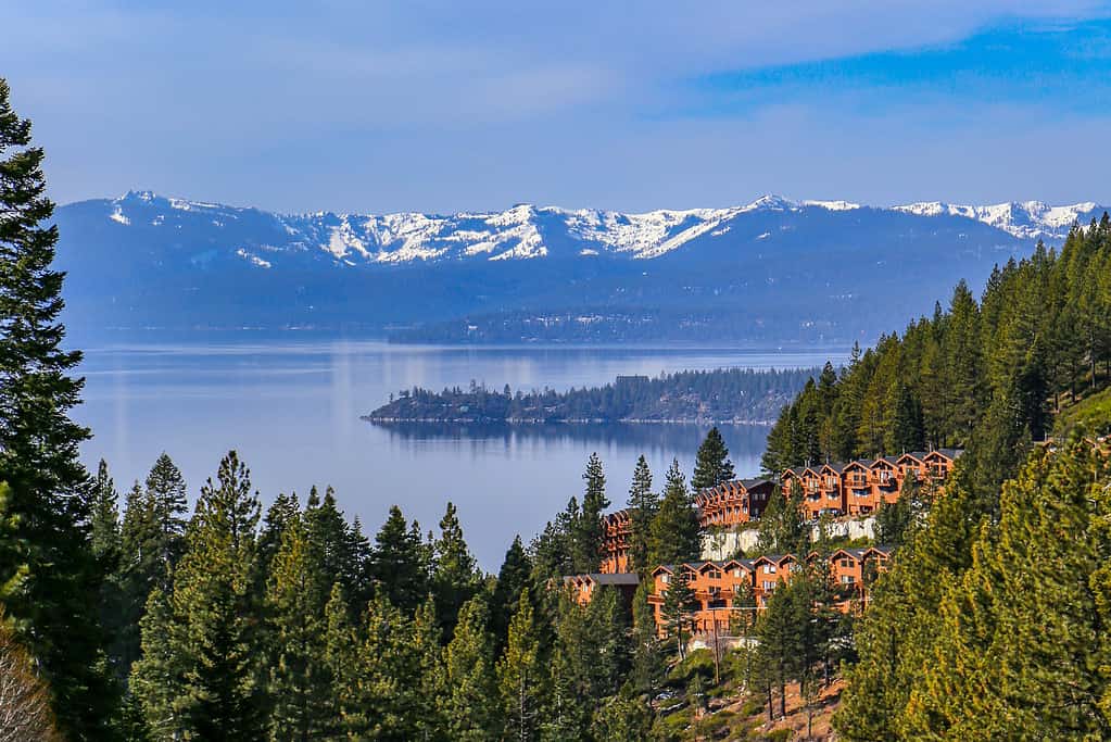 Incline Village, Nevada, sopra il Lago Tahoe