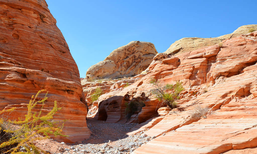 Bellissimo parco statale della Valle del Fuoco, Nevada, Stati Uniti