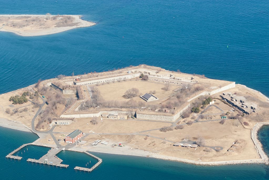 Fort Warren sull'isola di George
