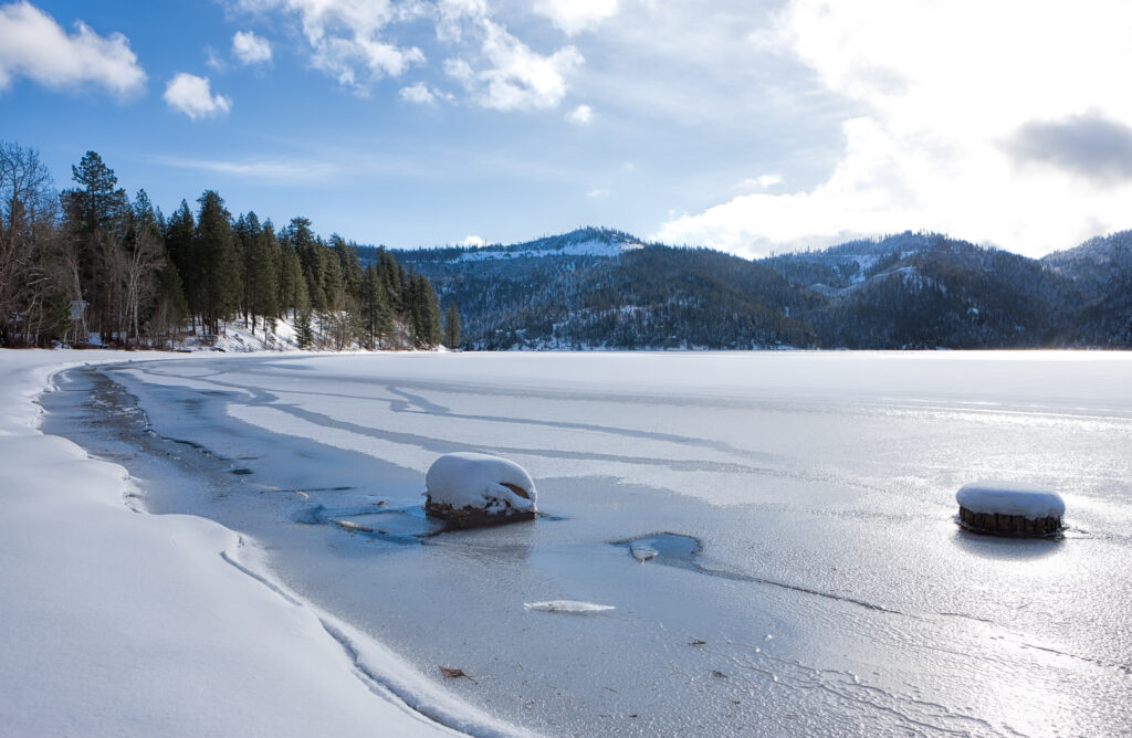 Lago Frozen Spirit nell'Idaho.