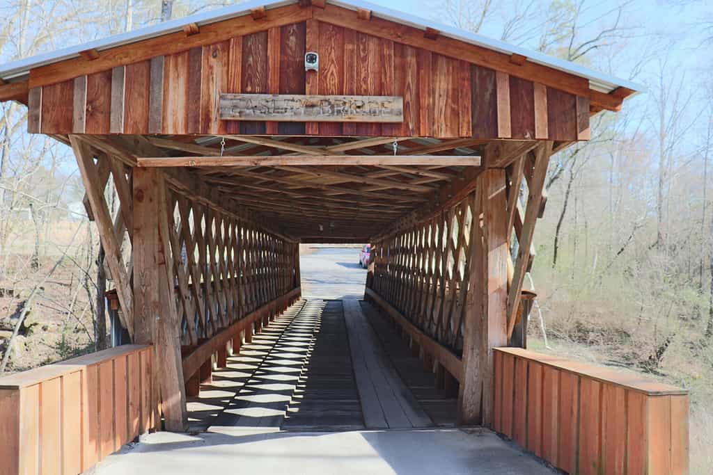 Ponte coperto di Easley Contea di Blount Alabama USA