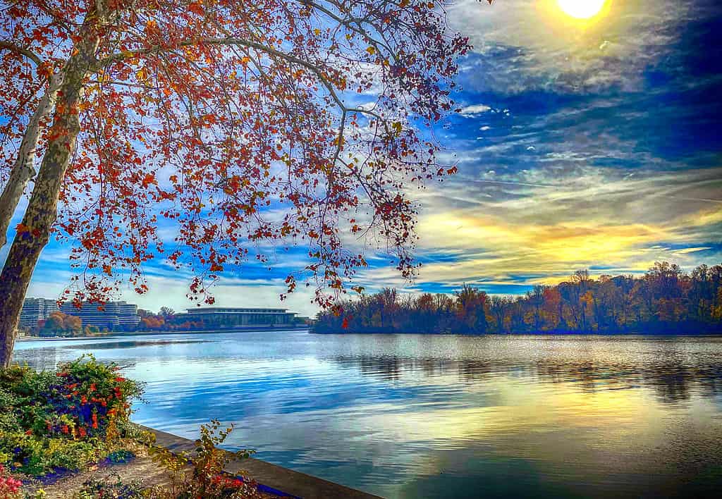 Un bel po' di tempo sul fiume Potomac