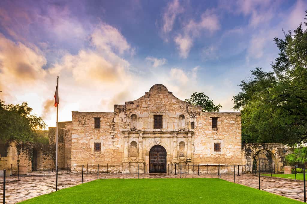 L'Alamo a San Antonio, Texas, Stati Uniti.