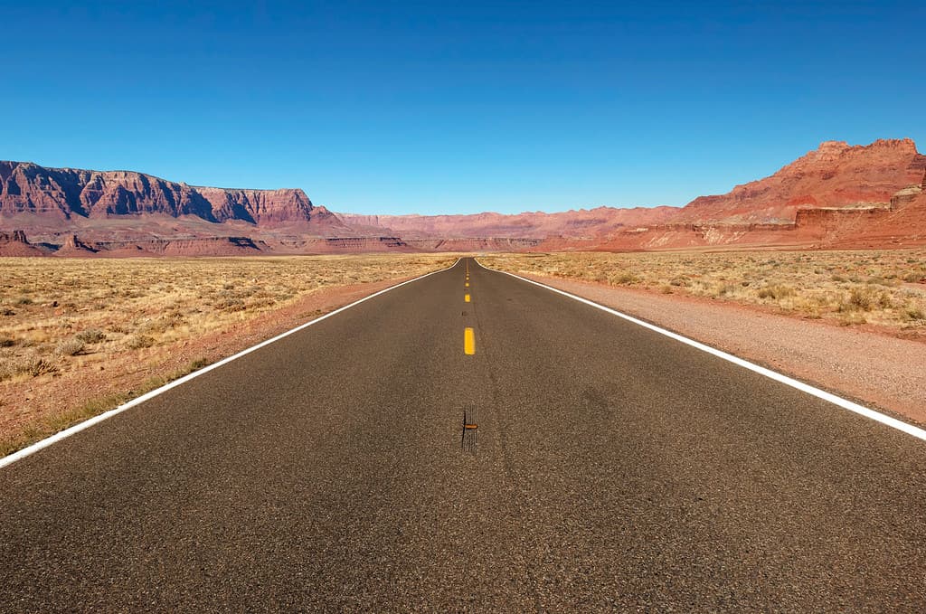 Interstate 89A nel monumento nazionale di Vermilion Cliffs