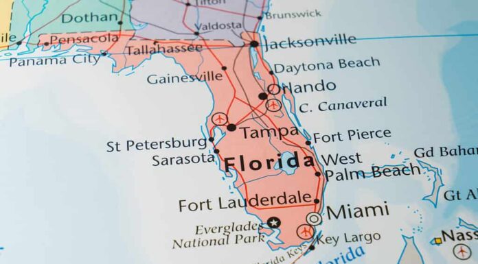 Mappa della Florida