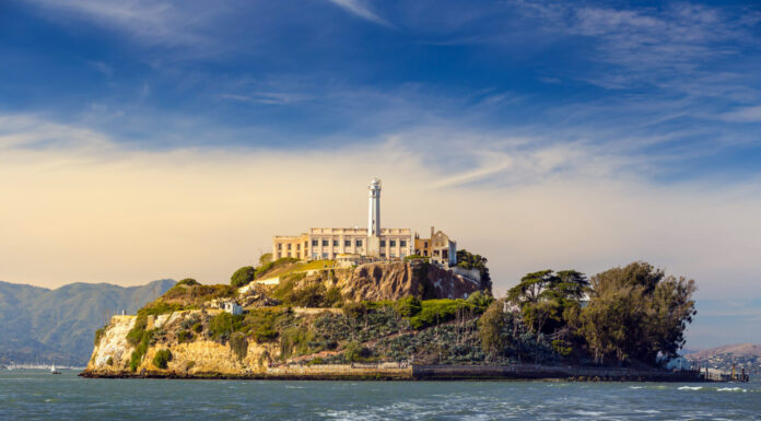 Isola di Alcatraz a San Francisco, Stati Uniti.