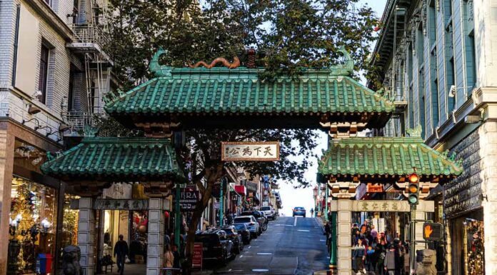 Porta del Drago, ingresso alla Chinatown di San Francisco