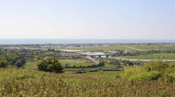 Aeroporto di Shoreham.  Sussex.  Inghilterra