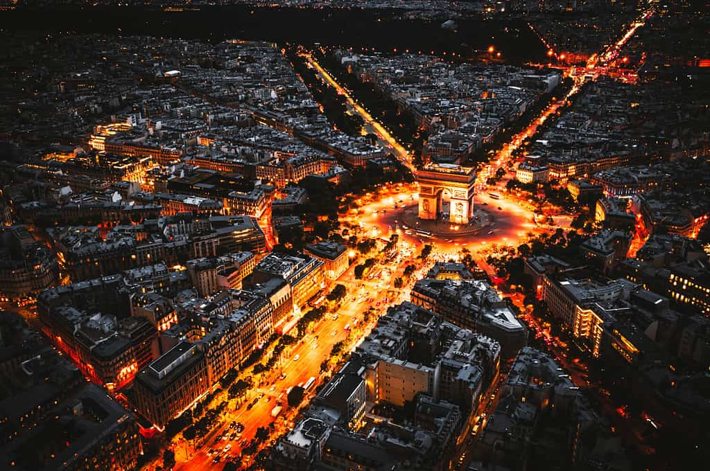Europa Francia Parigi luce della città