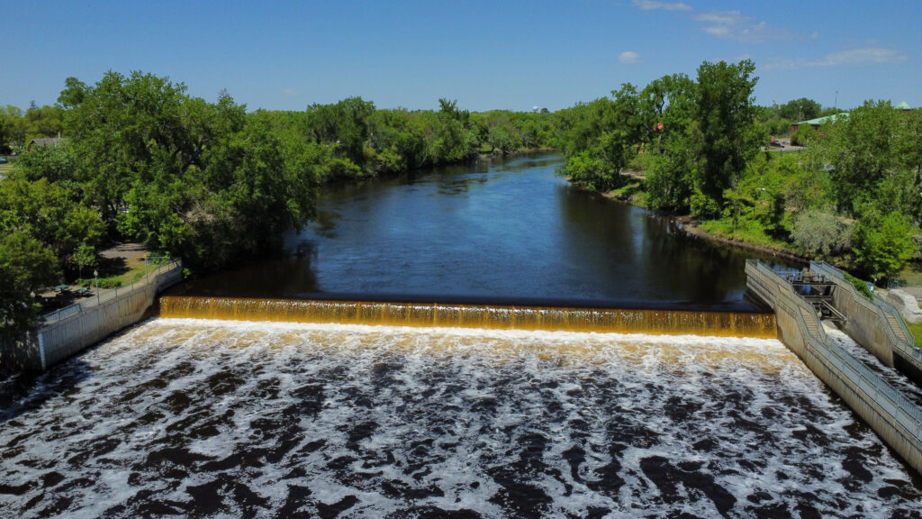 Uno splendido scatto della Great Stone Dam nel Massachusetts, Stati Uniti