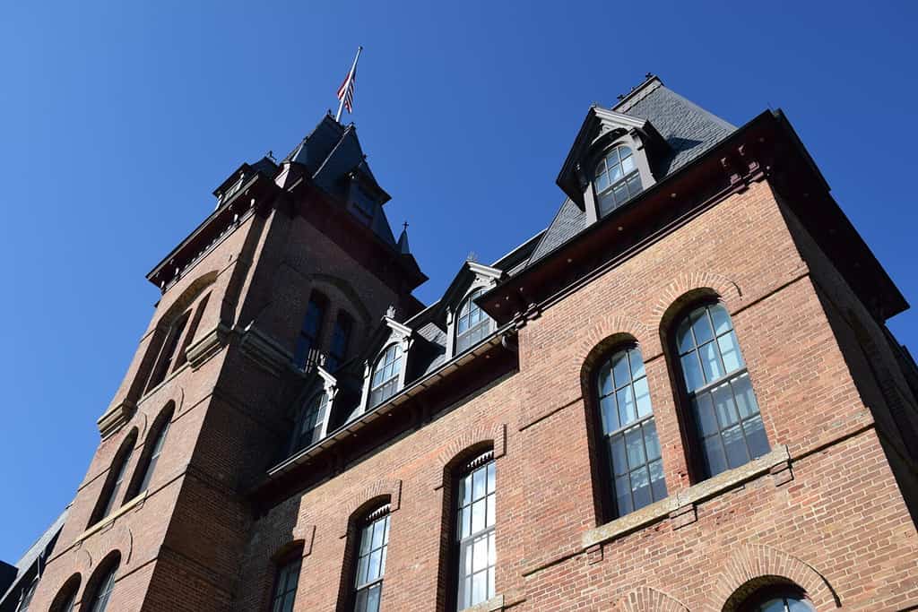 Vecchio edificio principale del St. Olaf College nel Minnesota