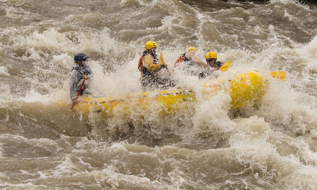 Rafting sulle rapide del fiume Arkansas