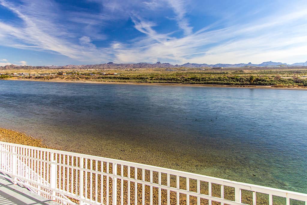 Il fiume Colorado a Laughlin Nevada