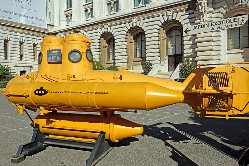 L'Anorep 1, conservato al Museo Oceanografico di Monaco, è stato il primo sottomarino, utilizzato nel 1966, dal celebre esploratore marino, il comandante Jacques Cousteau.