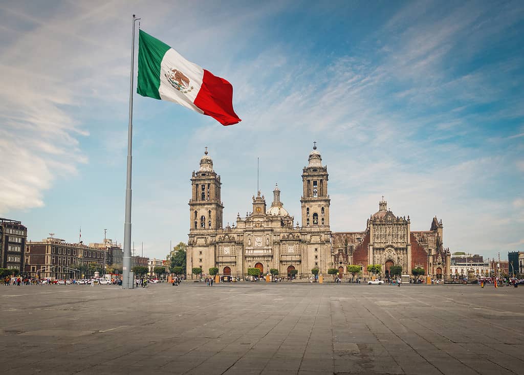 Piazza Zocalo e Cattedrale di Città del Messico - Città del Messico, Messico