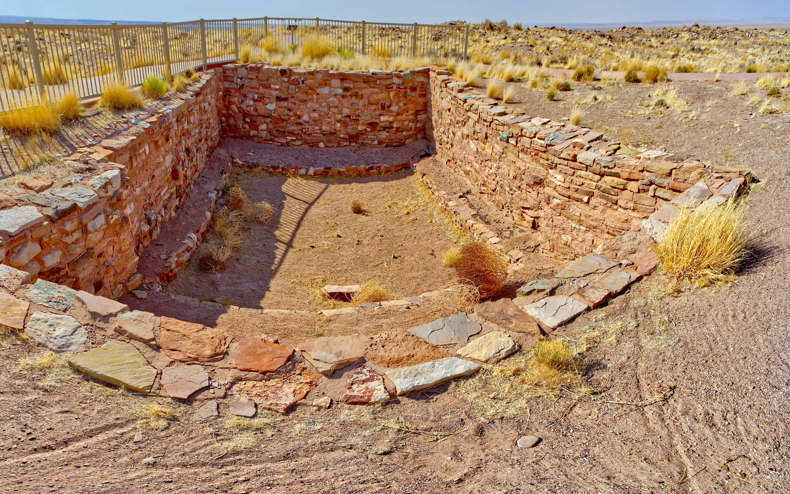 Rovine Anasazi nel Parco Statale di Homolovi AZ