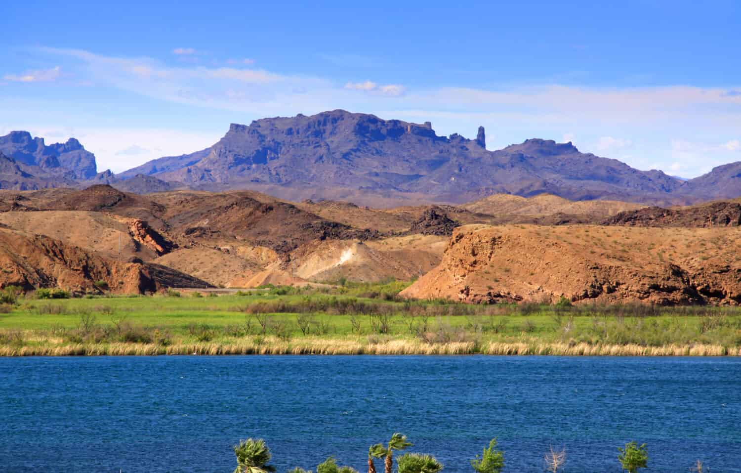 Bellissimo paesaggio del Lago Havasu in Arizona