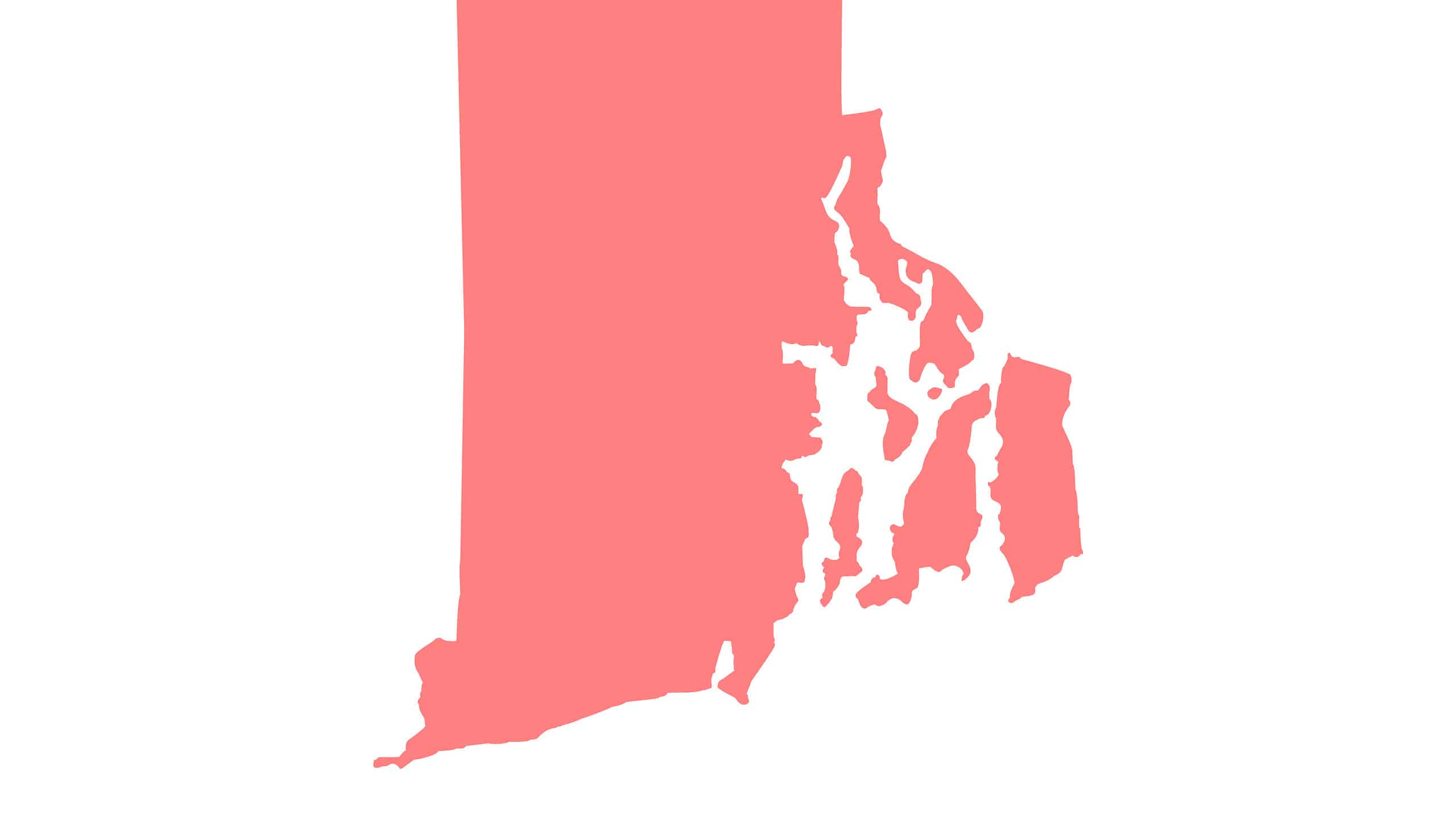 Mappa del Rhode Island