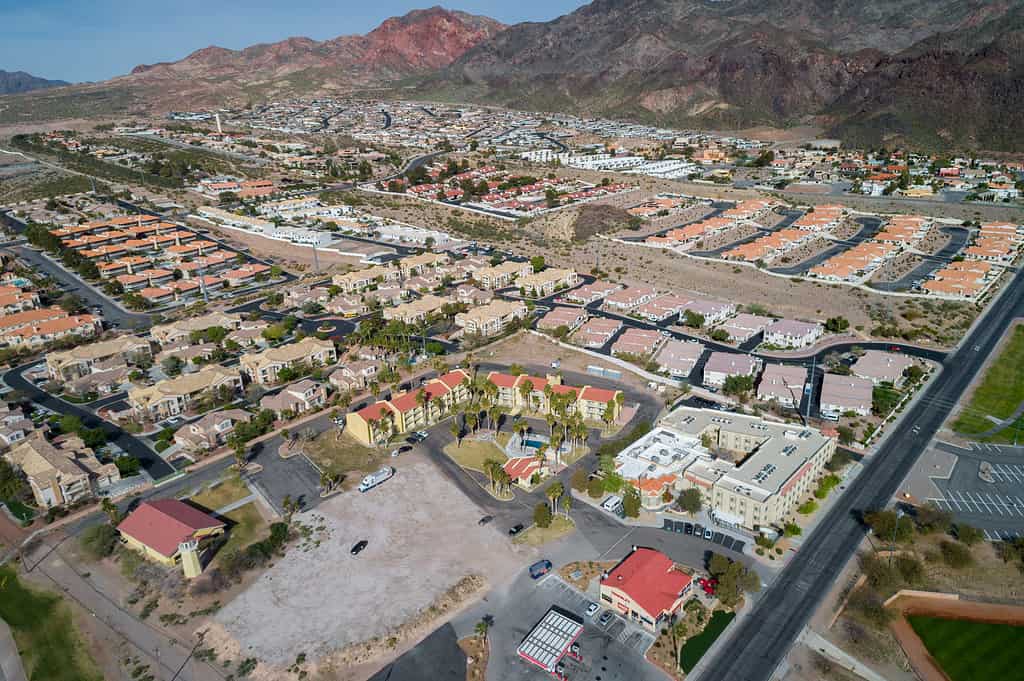 Boulder City nel Nevada, Stati Uniti.