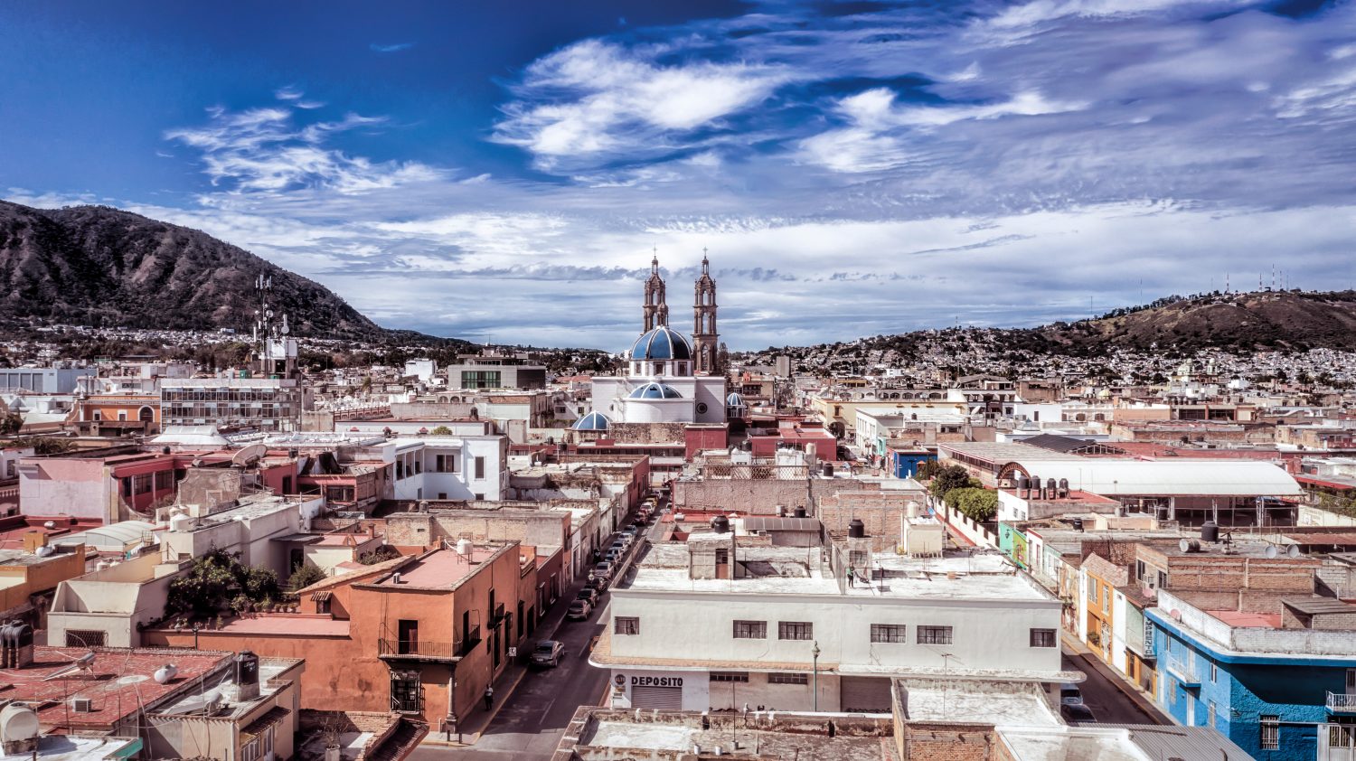 Cattedrale di Tepic nel centro della città di Tepic.  Stato Nayarit in Messico.