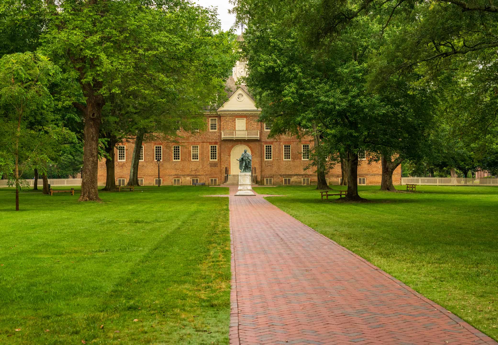 Wren Hall al William and Mary College di Williamsburg, Virginia