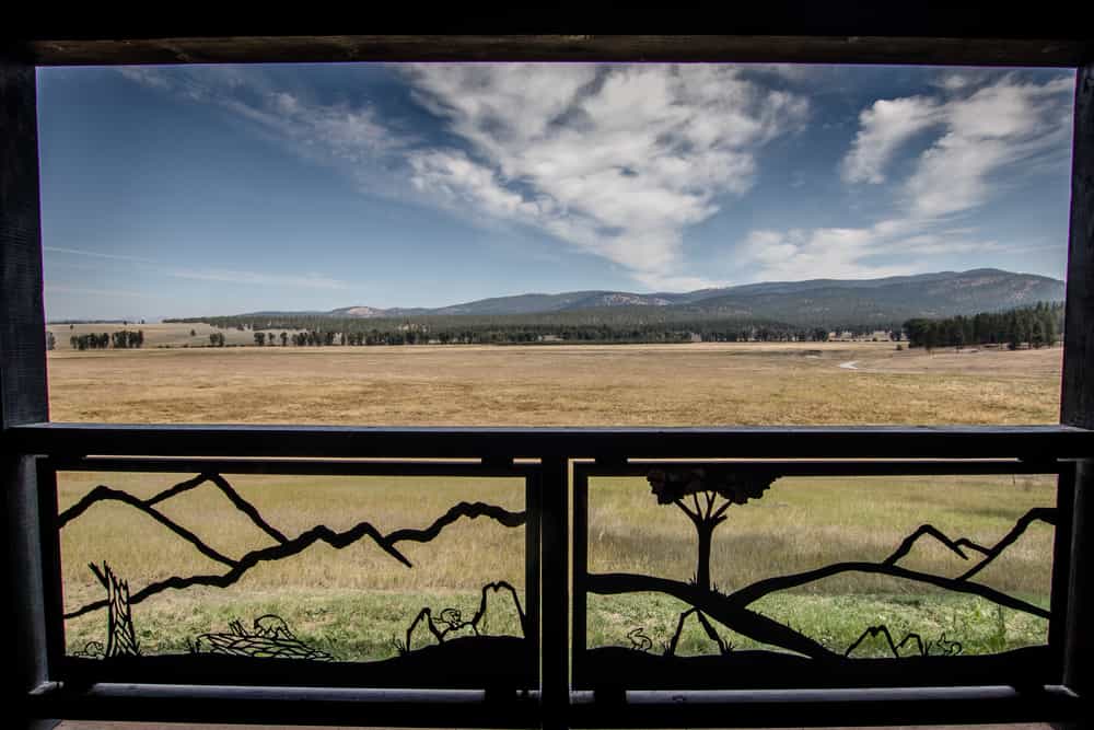 Il paesaggio vicino a Greenough, Montana, USA