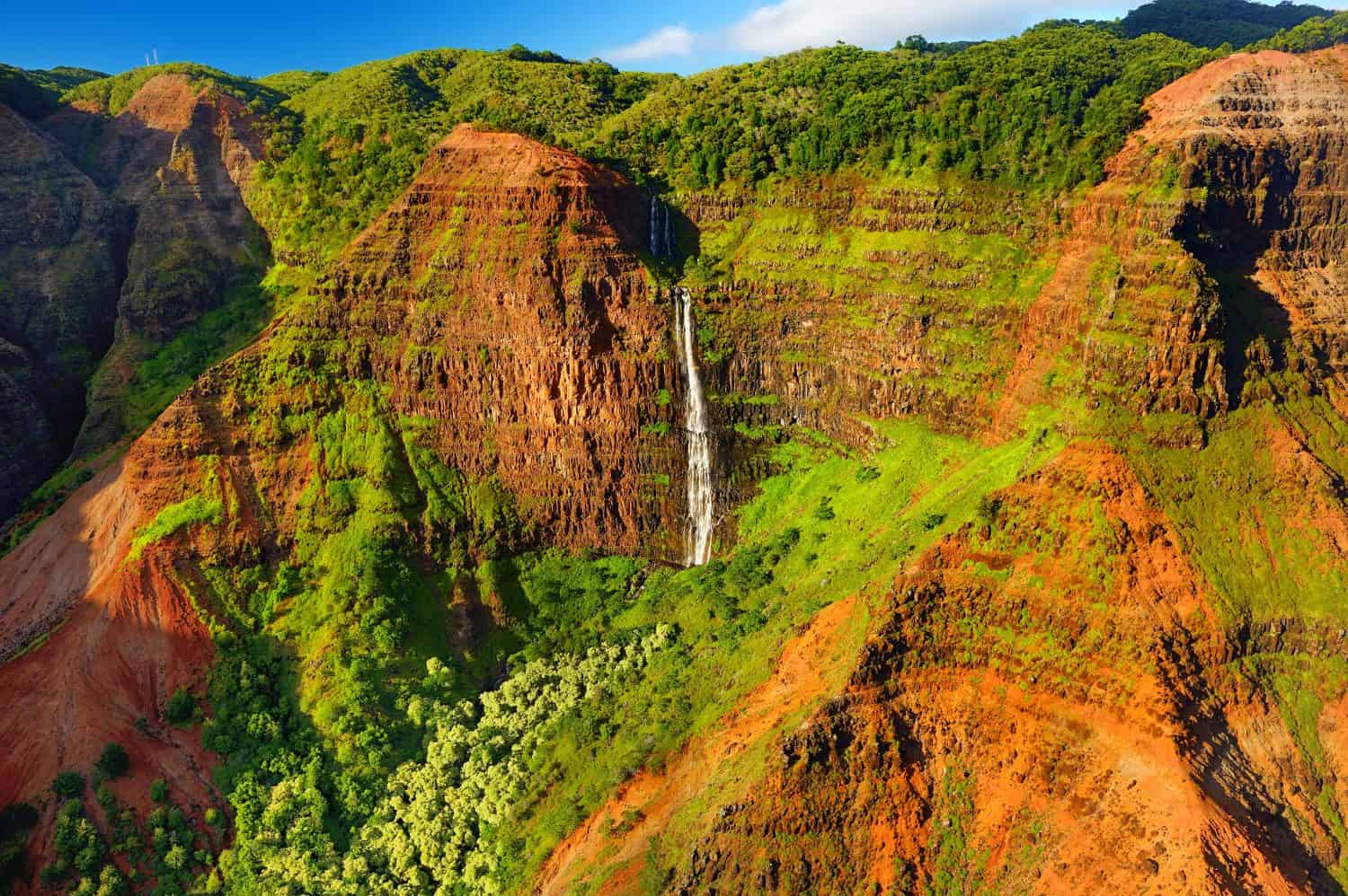 Splendida vista sul Waimea Canyon, Kauai, Hawaii