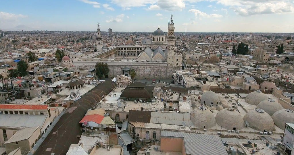 la città di Damasco in Siria