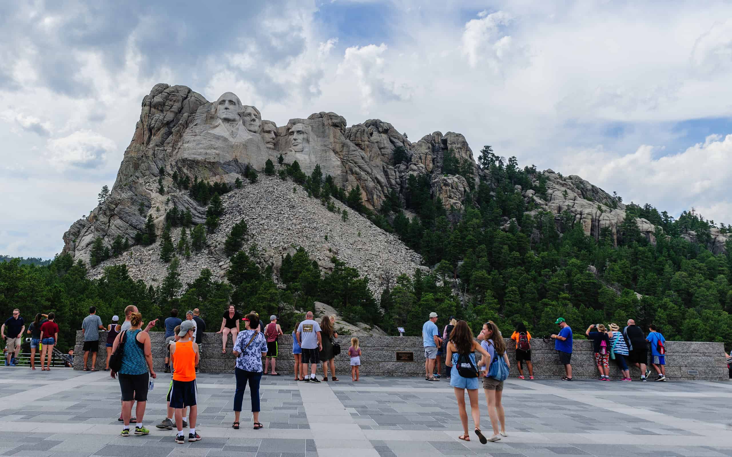 Ingresso al monumento nazionale del Monte Rushmore