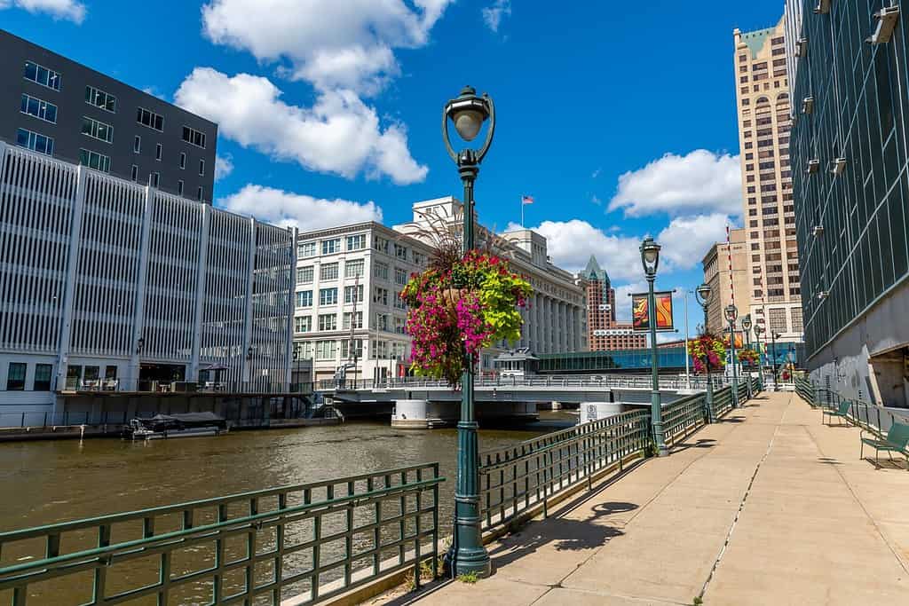 Il Riverwalk a Milwaukee, Wisconsin