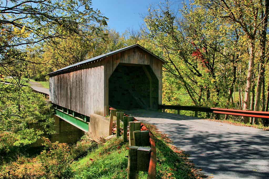Ponte coperto di Dover (Lee's Creek) nella contea di Mason, Kentucky 