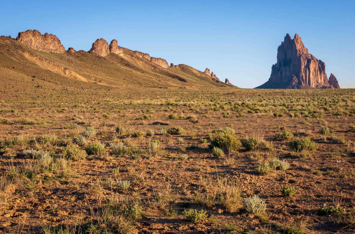 Shiprock nella nazione Navajo, contea di San Juan, Nuovo Messico