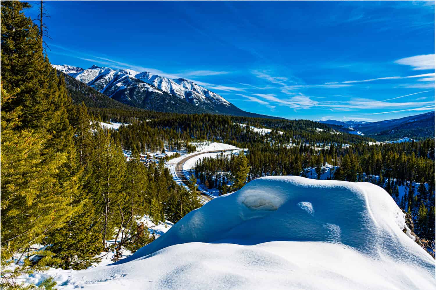 Il paese delle meraviglie invernali a Ketchum, Idaho