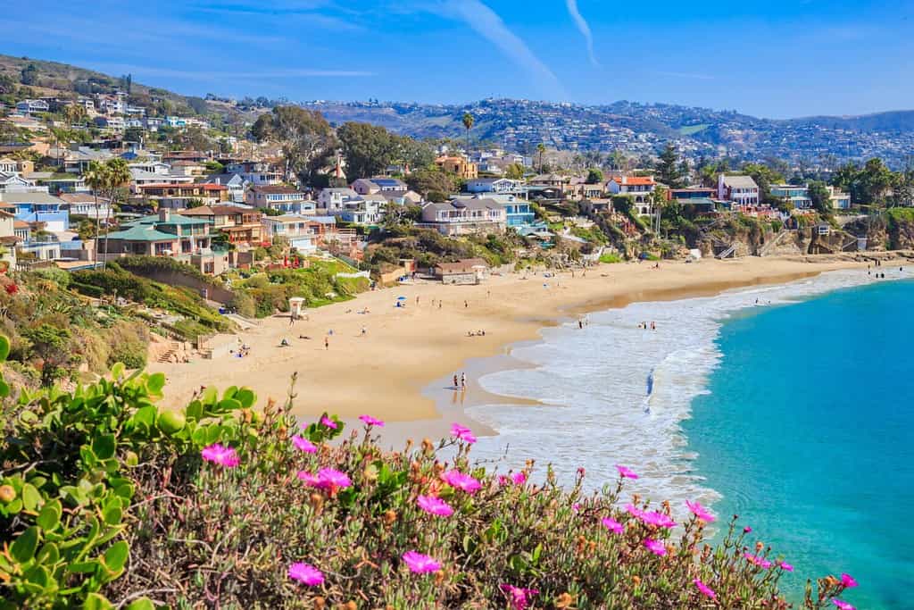 Crescent Bay di Laguna Beach, Orange County, California USA